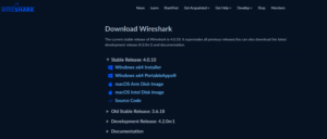WireShark全历史版本下载 - 正则时光