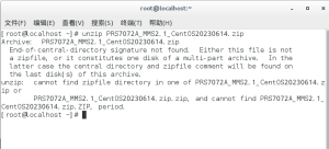 centos解压zip文件报错:End-of-central-directory signature not found. Either this file is not a zipfile, or it constitutes one disk of a multi-part archive.... - 正则时光