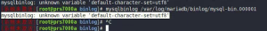 mysqlbinlog 查看binlog时报错unknown variable 'default-character-set=utf8' - 正则时光