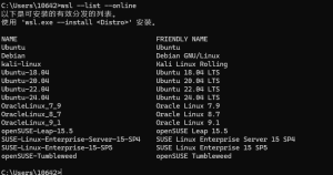 wsl安装Debian - 正则时光